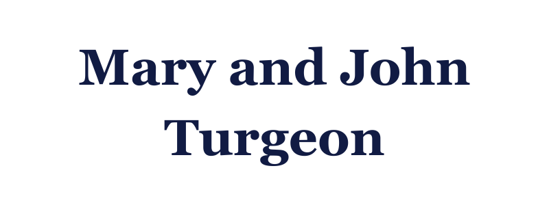 Mary and John Turgeon